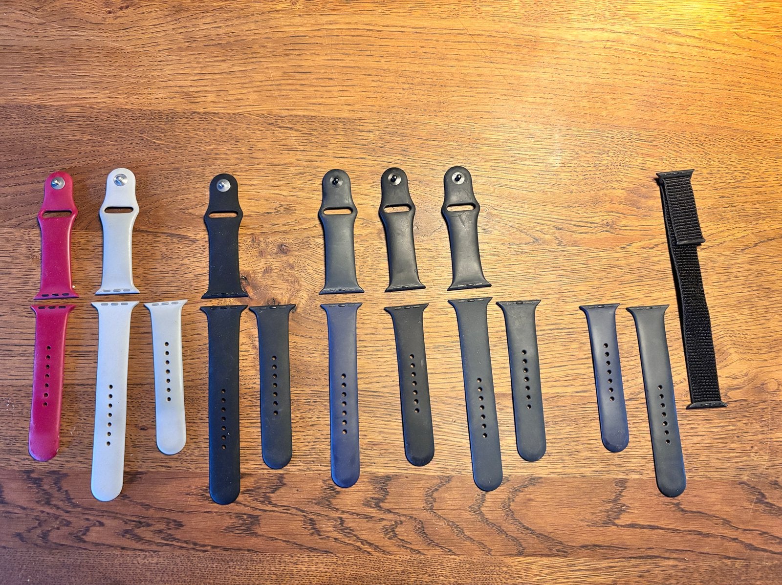 Apple watch bandjes 42mm los of als set iwatch, Ophalen, Zo goed als nieuw, Zwart, IOS