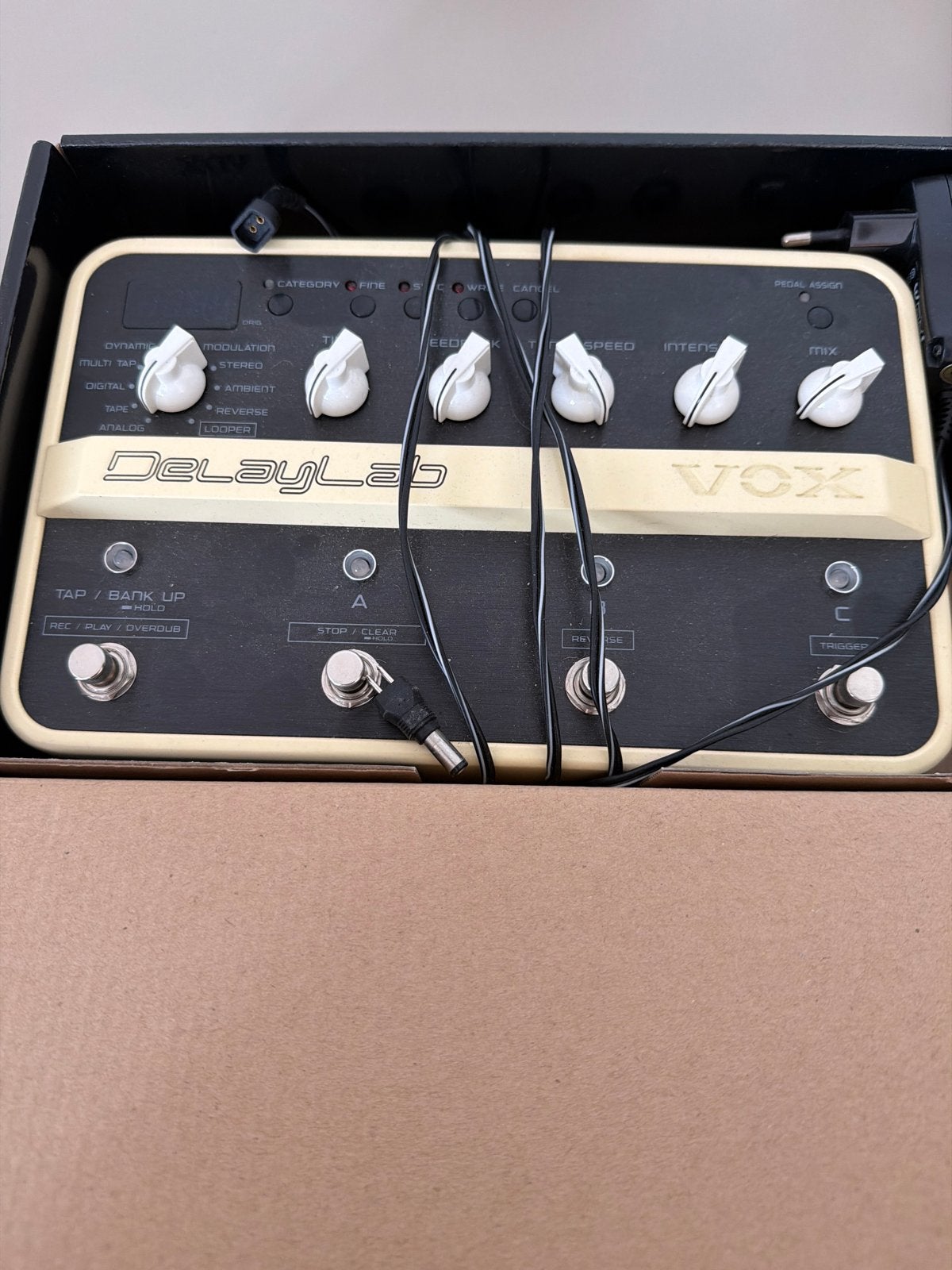 Vox DelayLab - Digitale Delay en Looper Pedaal, Muziek en Instrumenten, Ophalen of Verzenden, Zo goed als nieuw, Delay of Echo