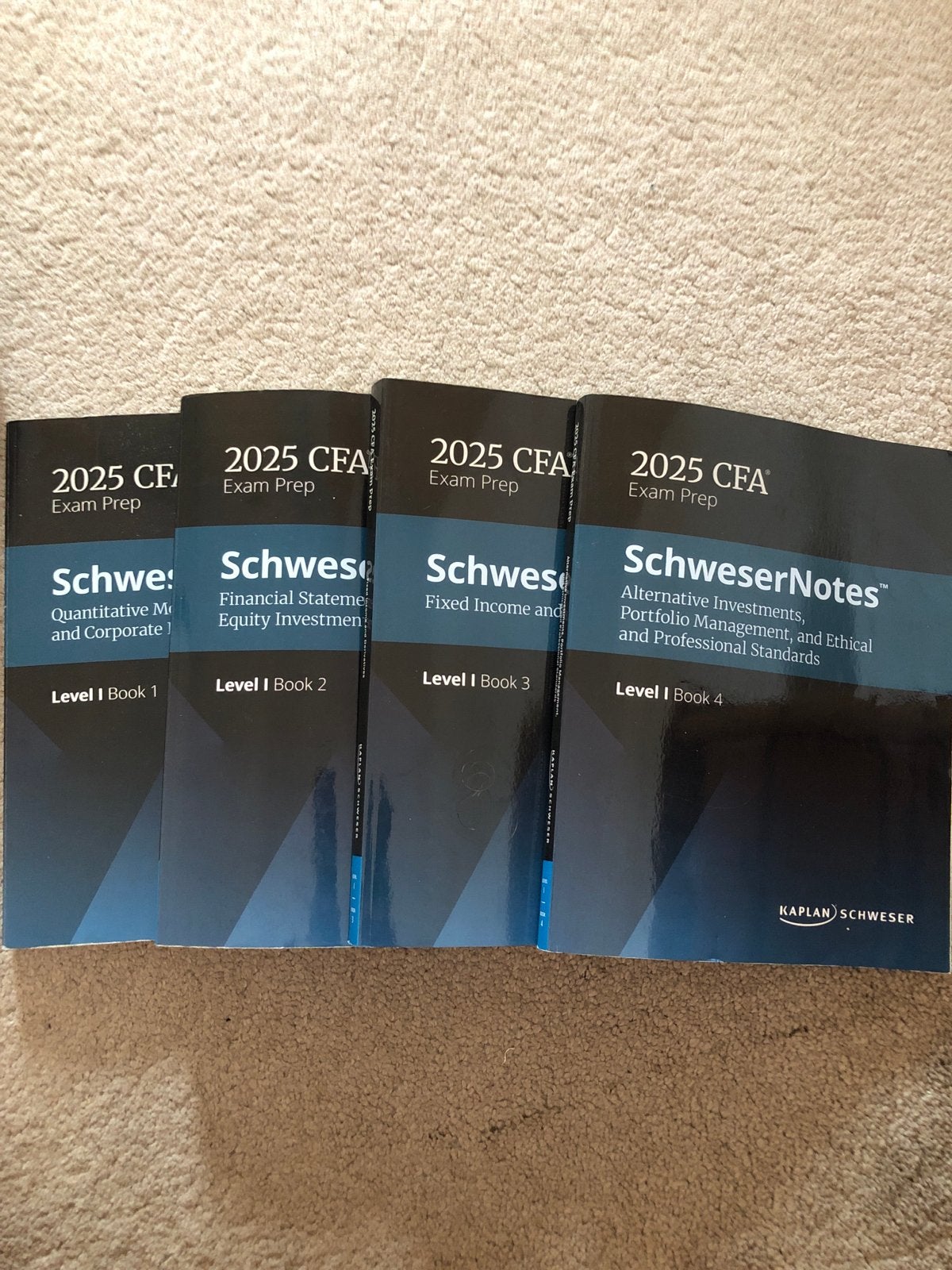 CFA Level I 2025 Schweser Exam Prep Boeken & Werkboeken, Ophalen of Verzenden, Gamma, Zo goed als nieuw, WO