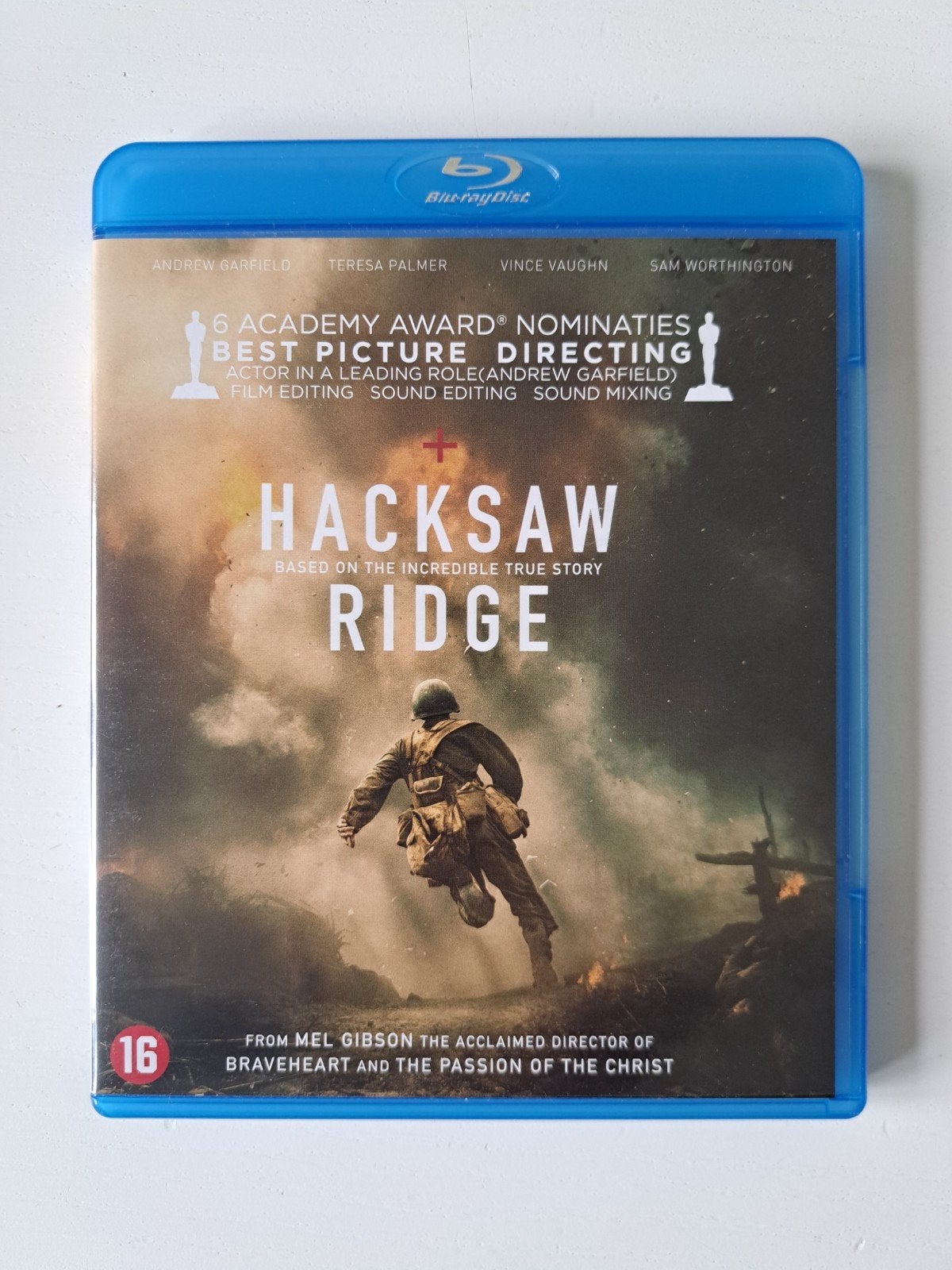 Hacksaw Ridge Blu-ray - Oorlogsdrama van Mel Gibson, Engels, Vanaf 16 jaar, Nederlands, Film