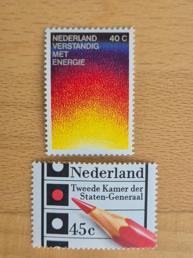 Nederland 1977 energie en verkiezingen, Postzegels en Munten, Postzegels | Nederland, Ophalen of Verzenden, Na 1940, Postfris