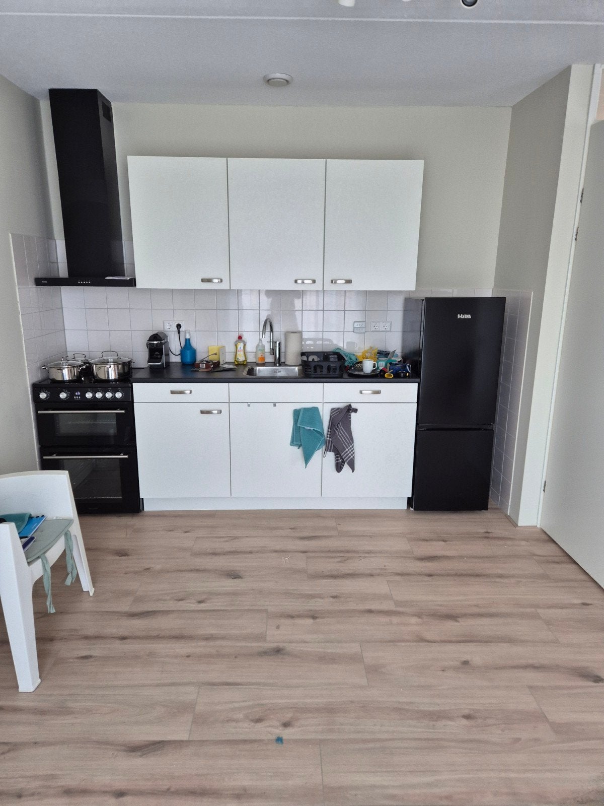 Formuis en twee ovens, 60 cm of meer, Zo goed als nieuw, Inductie, Vrijstaand