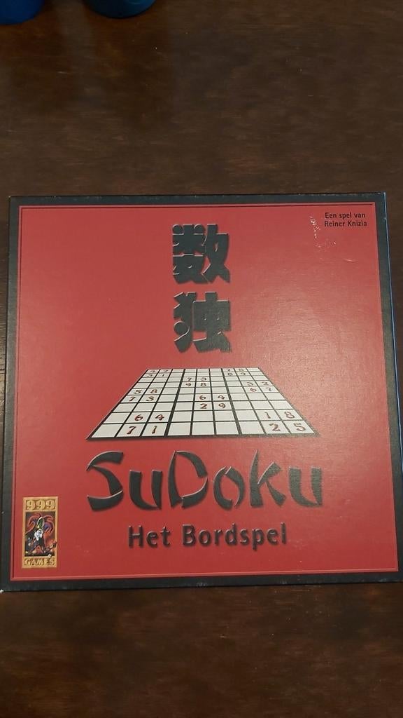 Sudoku Het Bordspel + Kindersudoku met dierenfiches, Een of twee spelers, Ophalen of Verzenden, Gebruikt