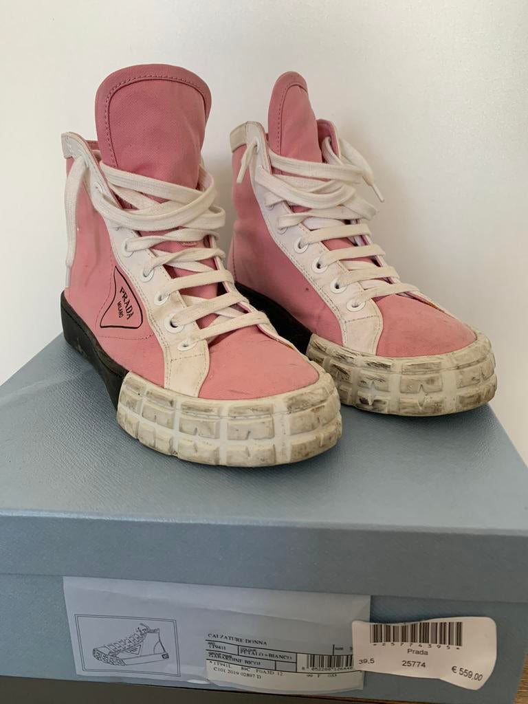 Prada sneakers origineel 39,5 40, Verzenden, Zo goed als nieuw, Sneakers of Gympen