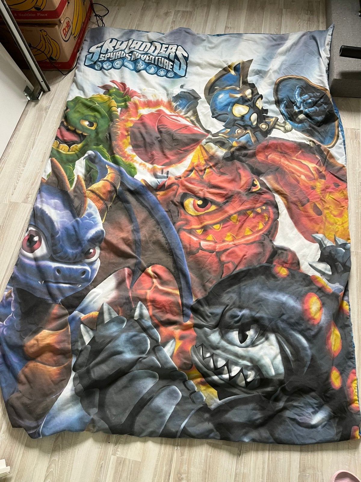 Skylanders dekbedovertrek, Gebruikt, Meerkleurig, Ophalen of Verzenden, Jongetje
