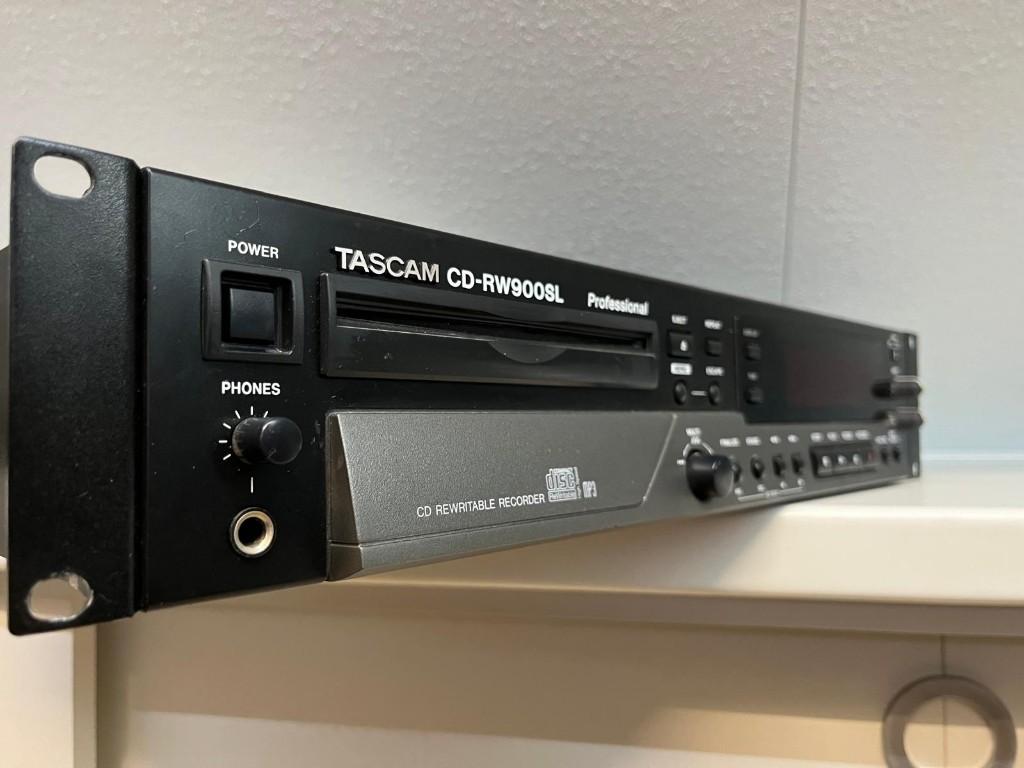 TASCAM CD-RW900SL Rackmount CD Recorder, Ophalen of Verzenden, Zo goed als nieuw, Overige merken