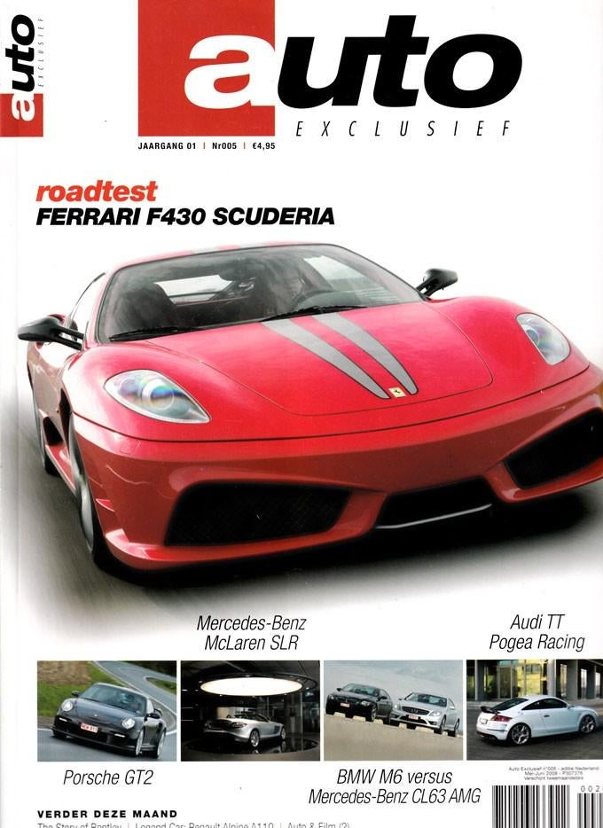 Auto Exclusive 5 2008 : Ferrari F430 - Porsche 911 GT2, Ophalen of Verzenden, Gelezen, Algemeen