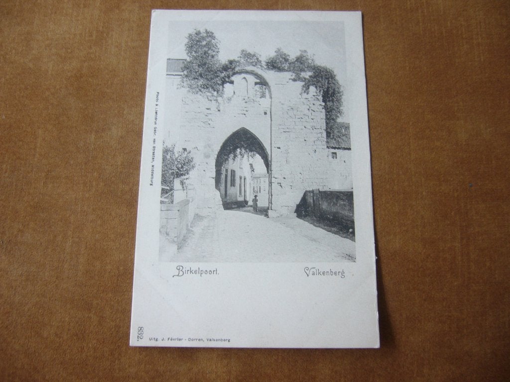 VALKENBURG AAN DE GEUL  - VALKENBERG  BIRKELPOORT BRIEFKAART, Ophalen of Verzenden, Voor 1920, Ongelopen, Noord-Brabant