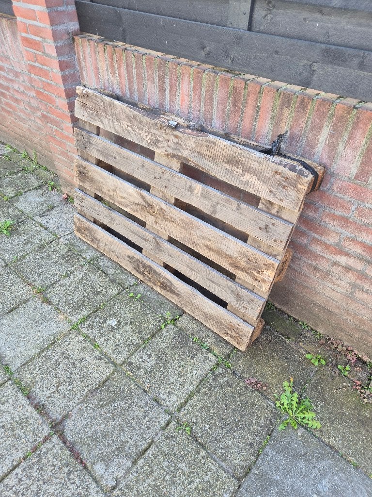 Grstis pallet, Ophalen, Gebruikt