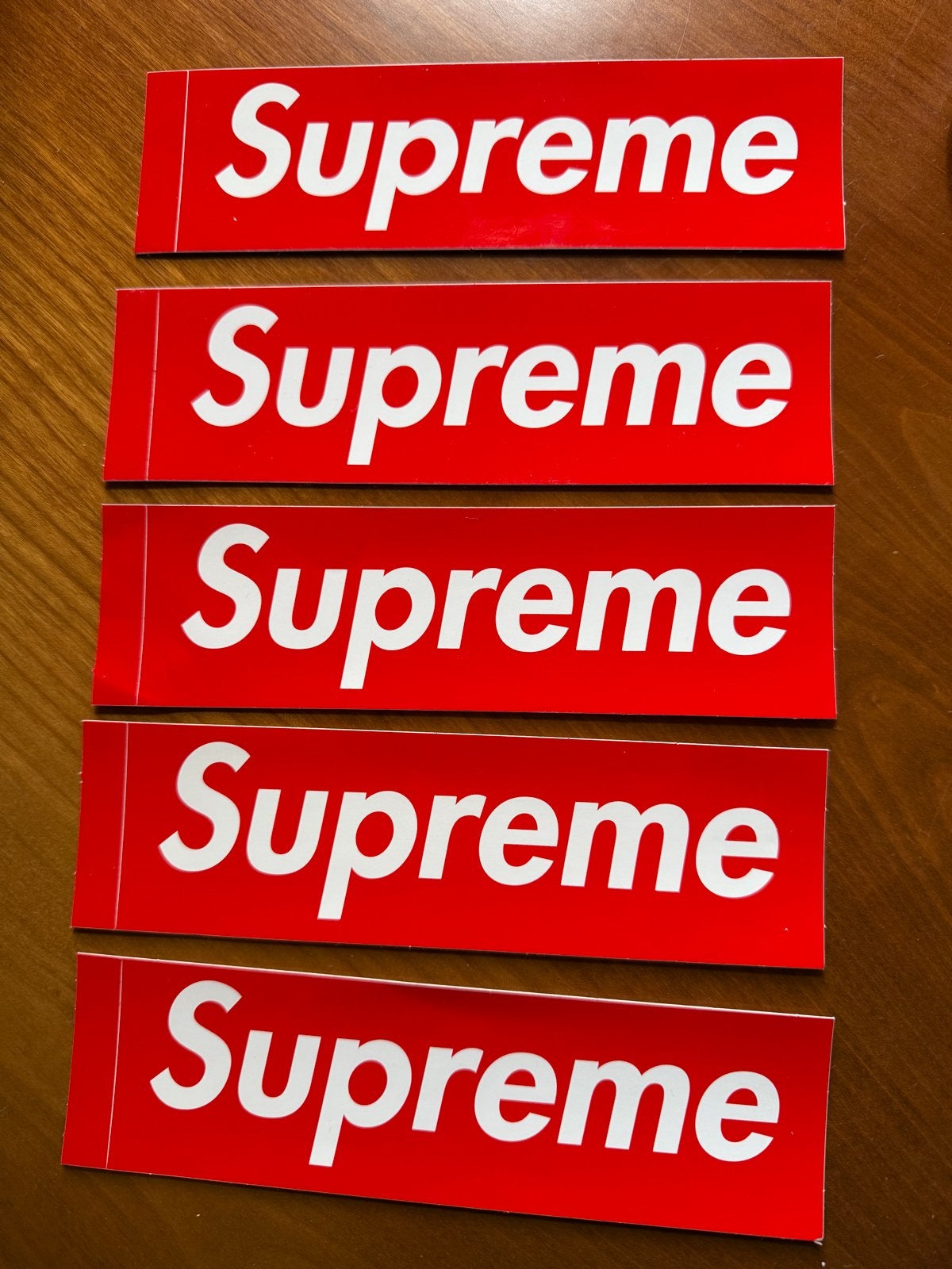Supreme Box Logo Stickers - Set van 5, Ophalen of Verzenden, Nieuw, Merk