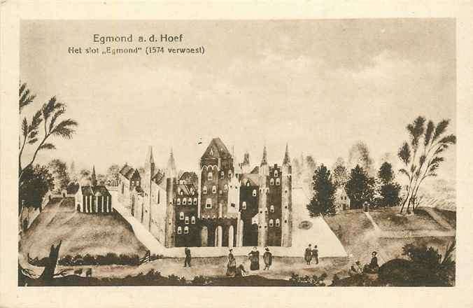 301-296-053 Egmond aan den Hoef Het Slot Egmond, Verzenden, Voor 1920, Noord-Holland