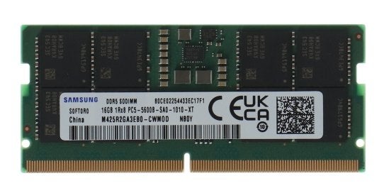 N38627-001 HP 16GB DDR5 1Rx8 PC5-5600B 5600MHZ CL46 soDimm, Niet ingevuld, Gebruikt, Server, Niet ingevuld