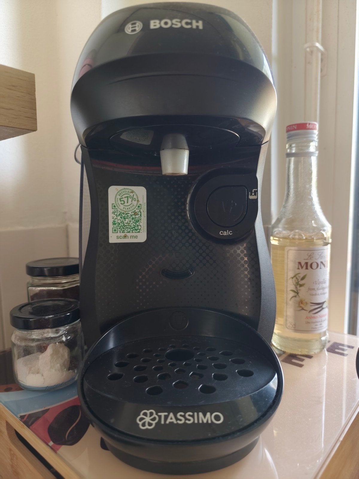Bosch Tassimo Happy Koffiezetapparaat Zwart, Witgoed en Apparatuur, Koffiezetapparaten, Ophalen, Koffiepads en cups, Koffiemachine