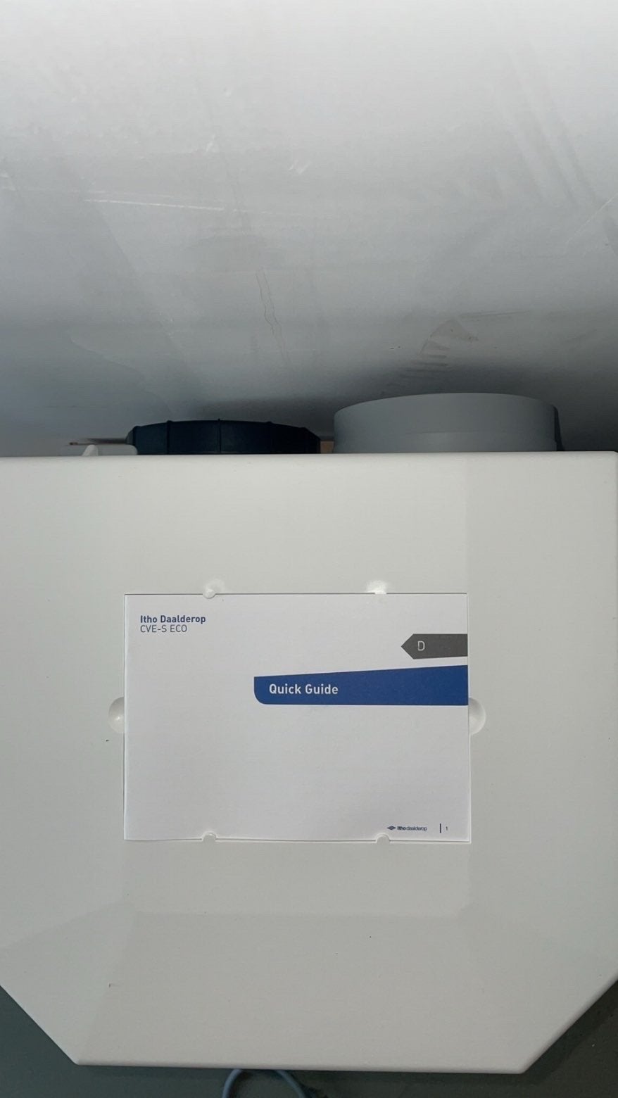 Nieuwe Itho Daalderop CVE-S ECO ventilatiebox met bediening, Ophalen of Verzenden, Nieuw, Ventilator