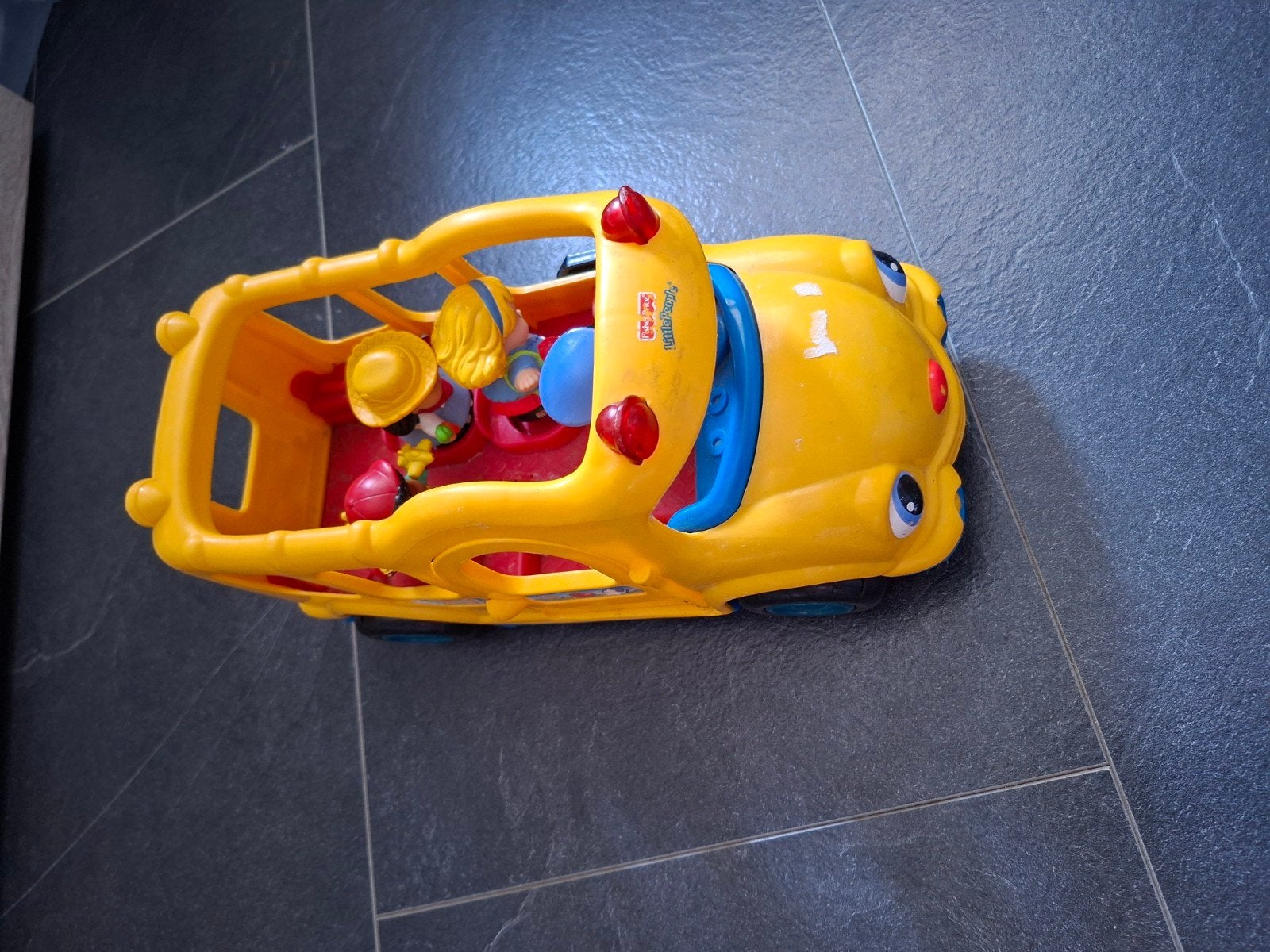 Fisher-Price Little People Schoolbus met figuren, Ophalen of Verzenden, Gebruikt