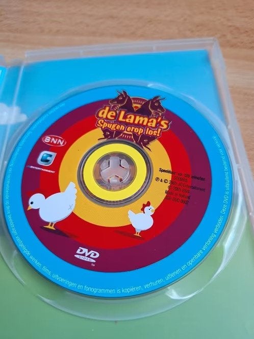 Dvd de lama's, spugen er op los h3, Alle leeftijden, Ophalen of Verzenden, Zo goed als nieuw, Stand-up of Theatershow