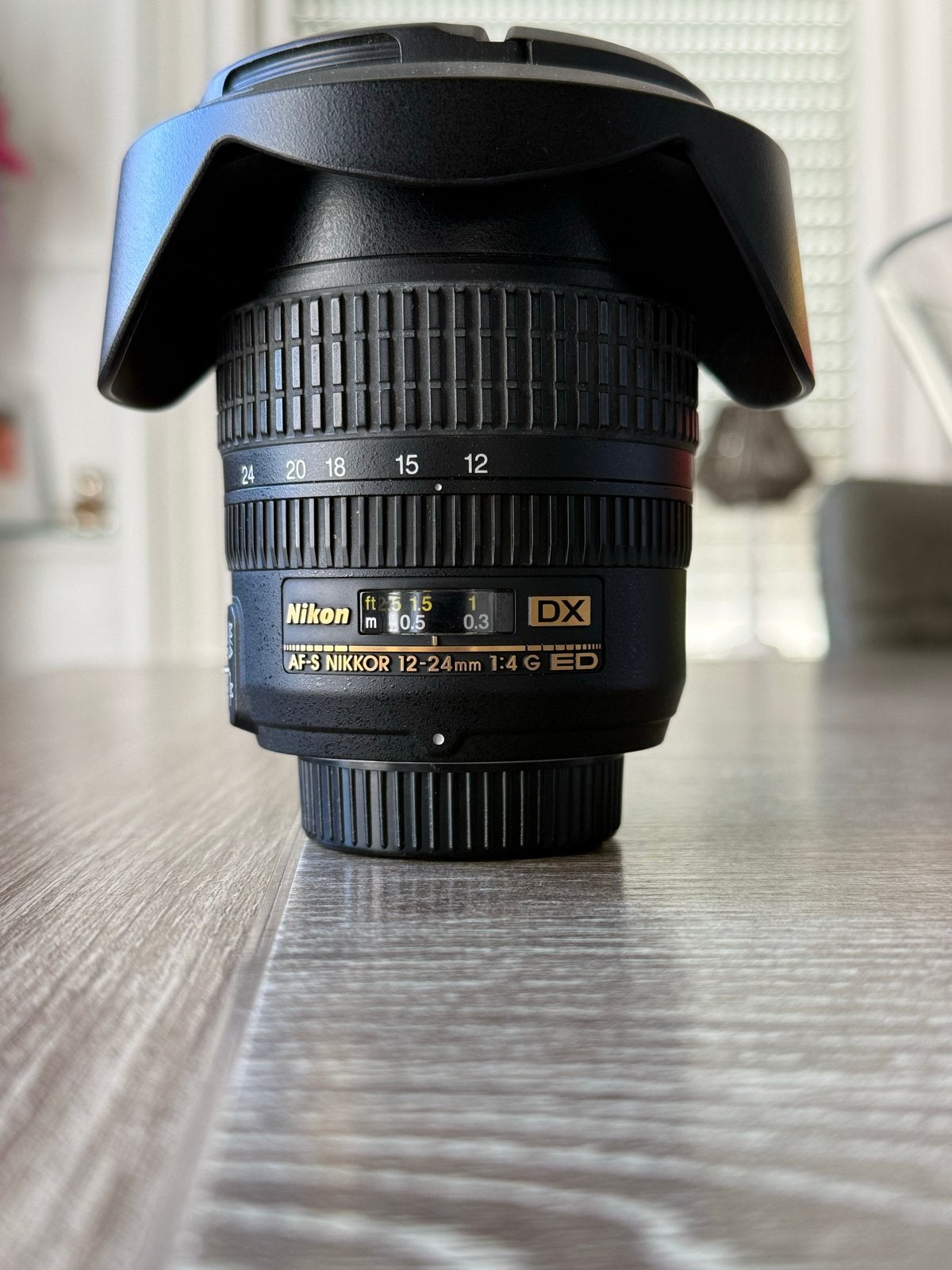 Nikon AF-S Nikkor 12-24mm f/4G ED DX Groothoeklens, Autofocus, Nikon, Zo goed als nieuw, Nikon F-mount