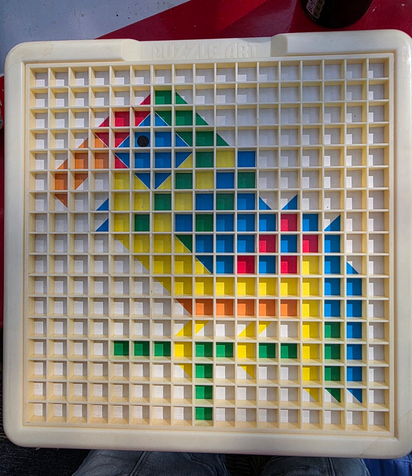 Puzzle Art mozaïek spel met veel blokjes, Ophalen of Verzenden