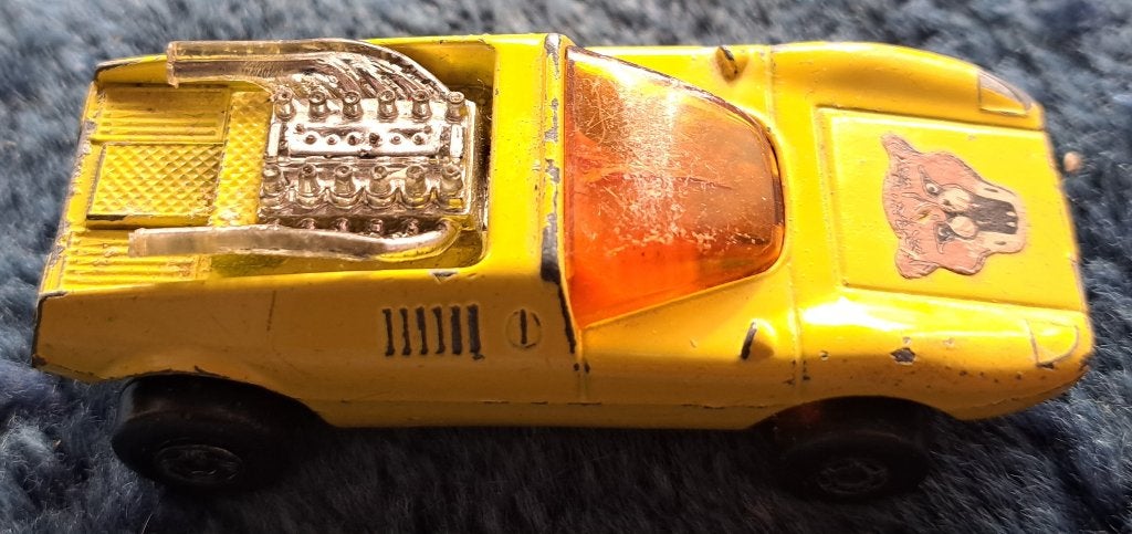 Vintage: Matchbox - no.1  MOD ROD TIJGER (7 cm)  (gebruikt), Ophalen of Verzenden, Gebruikt, Auto