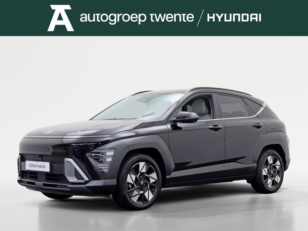 Hyundai KONA 1.6 GDI HEV Premium | Licht interieur | Private, Gebruikt, Euro 6, Zwart, Leder