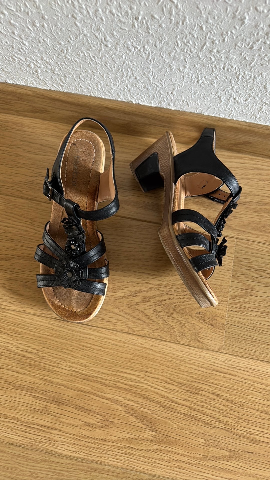 Hakkeschoen maat 39, Ophalen, Gedragen, Zwart, Sneakers of Gympen