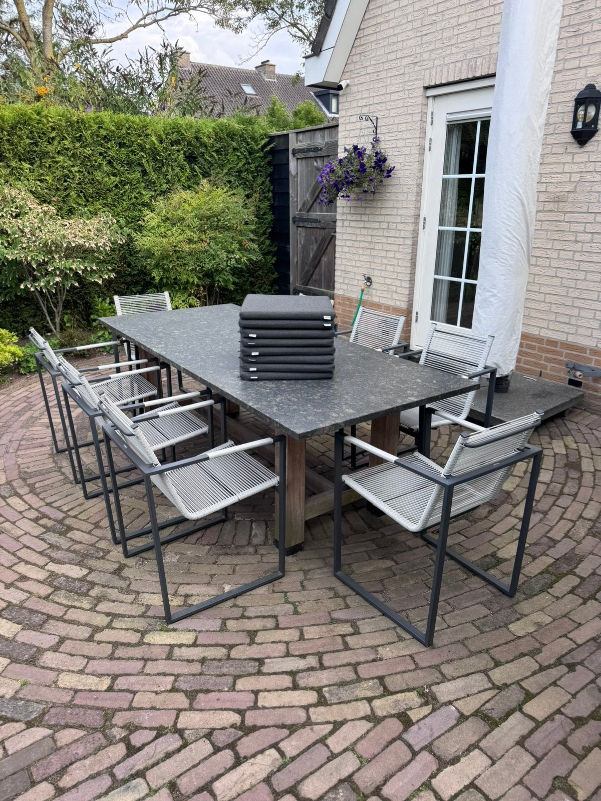 Borek Andria tuinstoelen, Ophalen, Zo goed als nieuw, Wicker, Stoel
