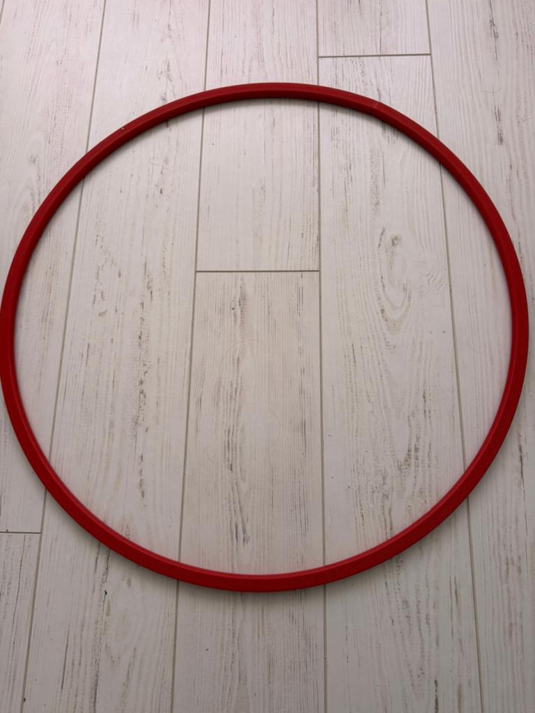 Hoepel 63 cm rond support hoelahoep cirkel, Sport en Fitness, Ophalen, Zo goed als nieuw