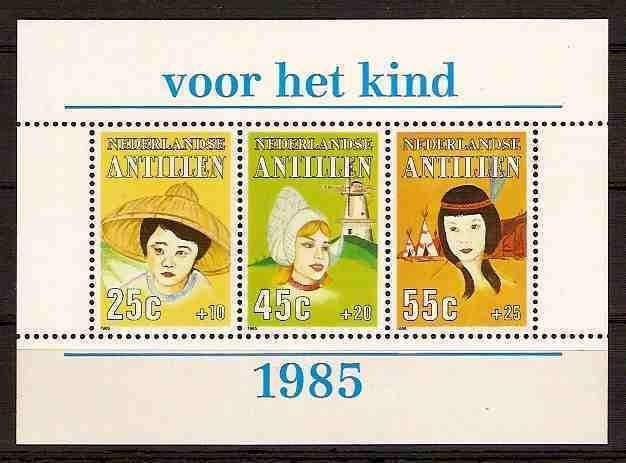 Nederlandse Antillen 822 postfris Kinderpostzegels 1985, Ophalen of Verzenden, Postfris