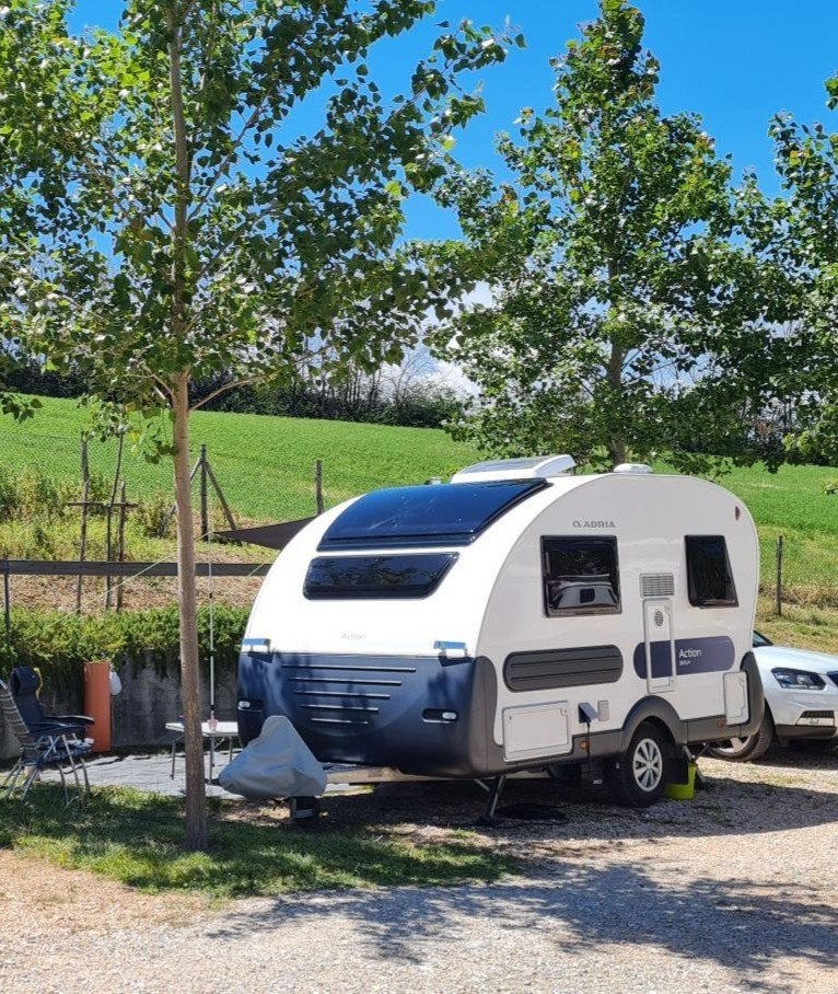 Adria 361 LH, Caravans en Kamperen, Caravans, Dwarsbed, Rondzit, Schokbreker, Particulier