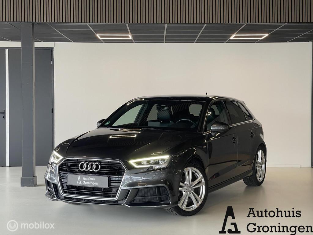 Audi A3 S line | S line | Pano | Automaat | Bang & Olufsen |, Auto's, Zwart, 4 cilinders, 150 pk, Leder en Stof