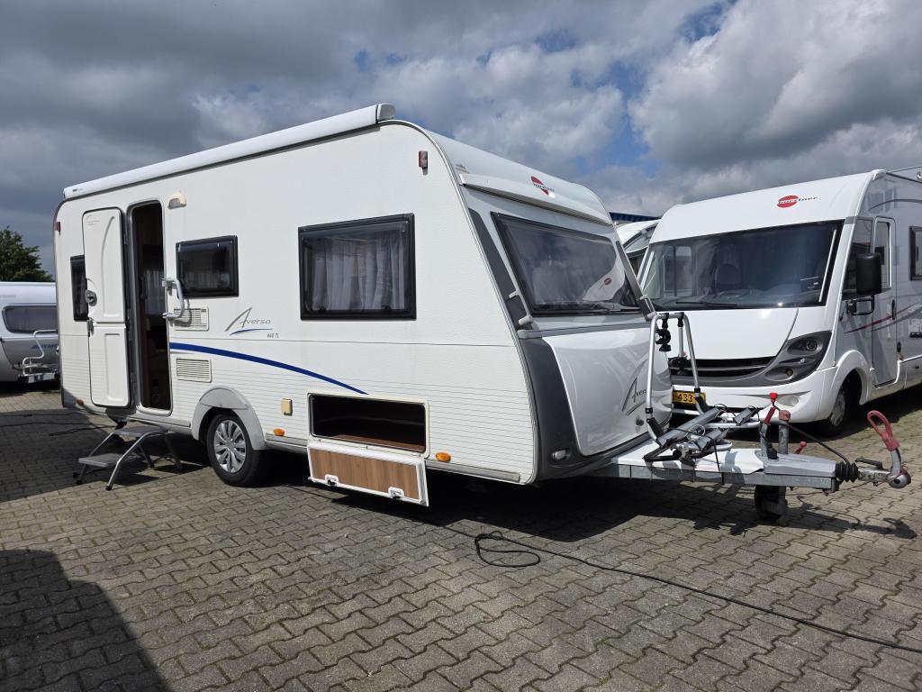 Bürstner Averso 460TL Enkele bedden Rondzit Luifel, Caravans en Kamperen, Caravans, Bedrijf, tot en met 4, 1000 - 1250 kg, Rondzit