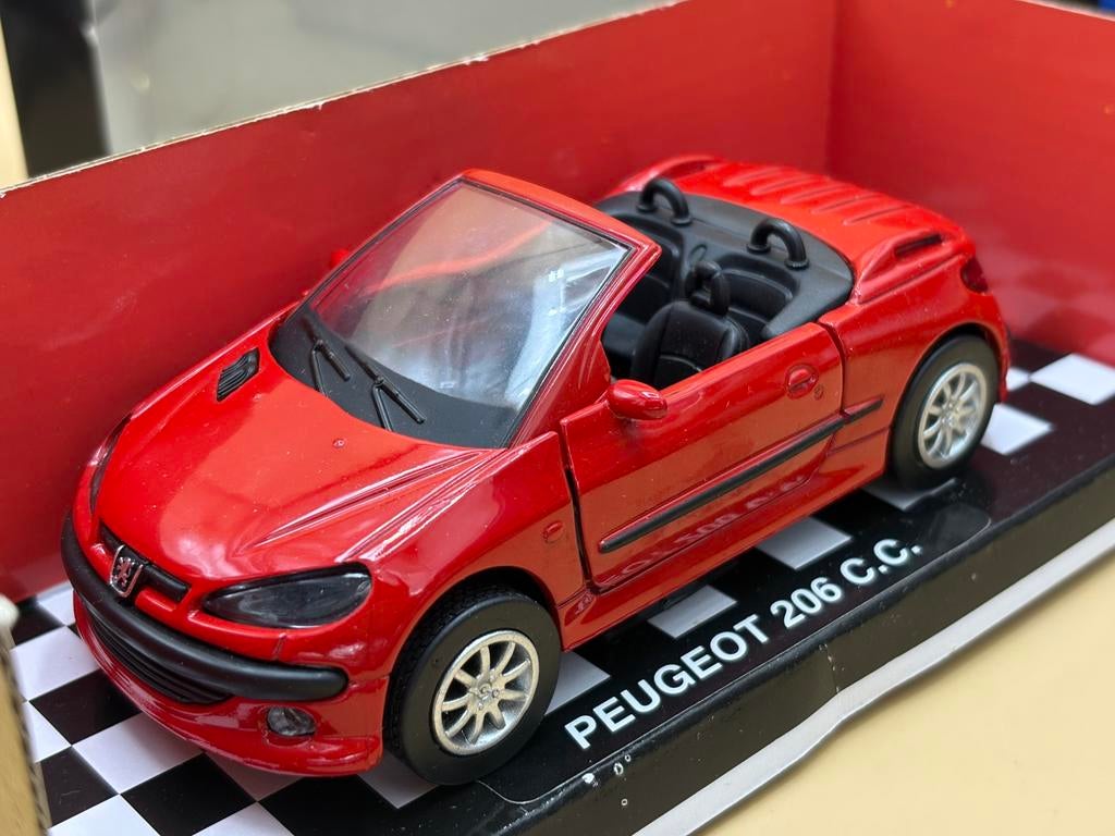 Peugeot 206 CC 1:32 NewRay, Ophalen of Verzenden, Zo goed als nieuw, Auto