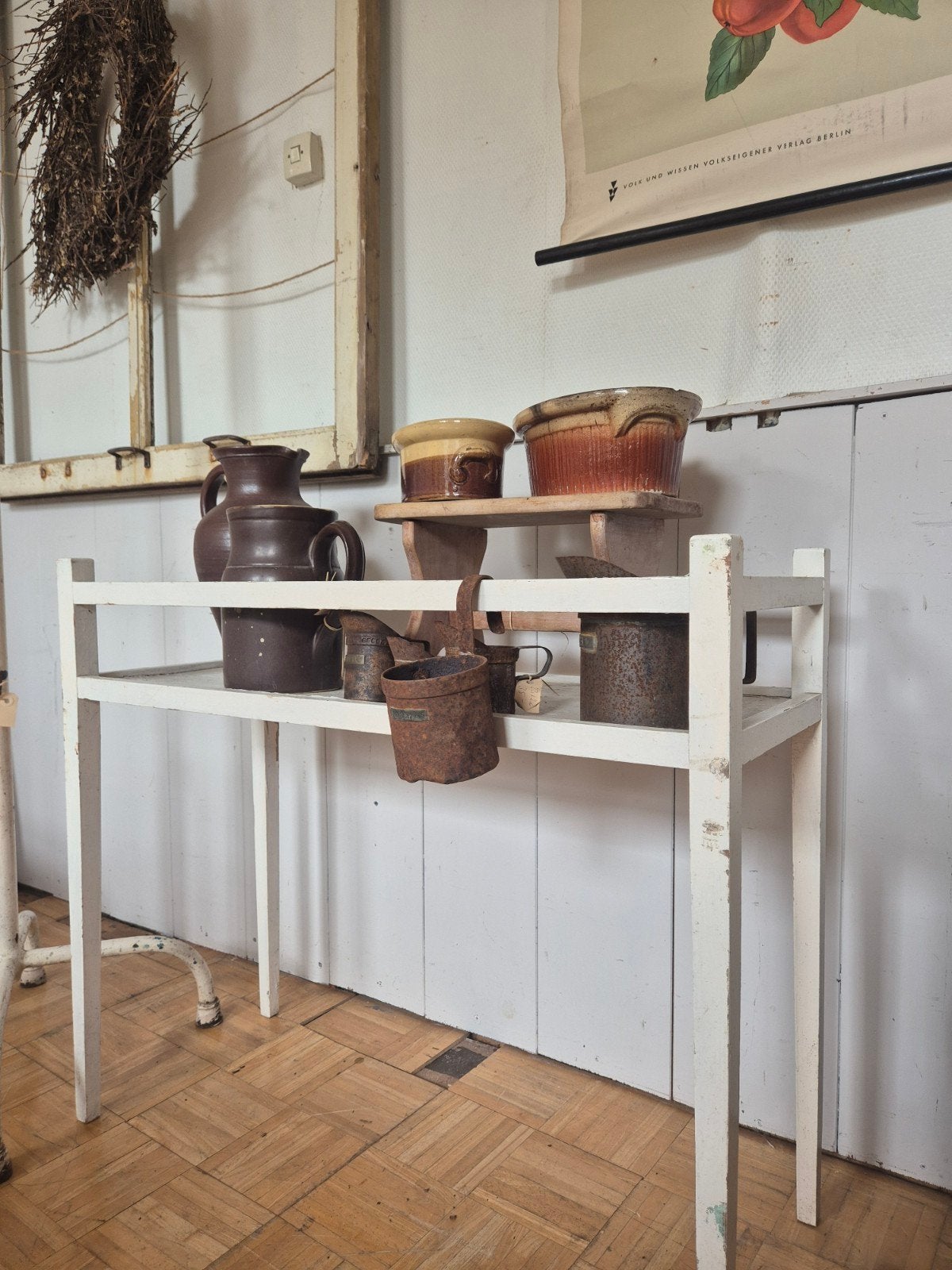 Houten plantenstandaard/keukenrek, Ophalen of Verzenden