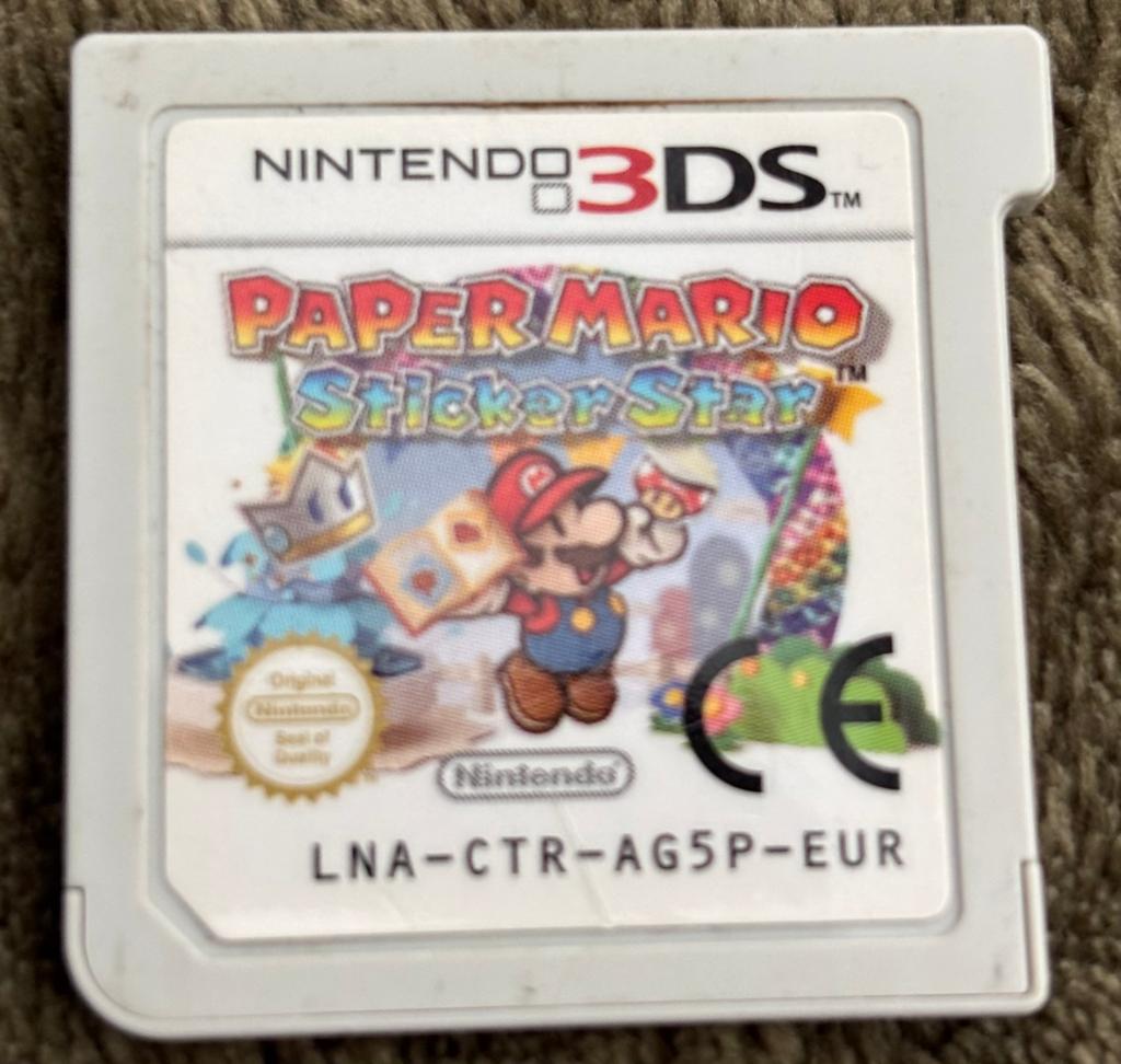 Paper Mario: Sticker Star Nintendo 3DS/2DS. Losse cartridge, Avontuur en Actie, 1 speler, Ophalen of Verzenden, Zo goed als nieuw