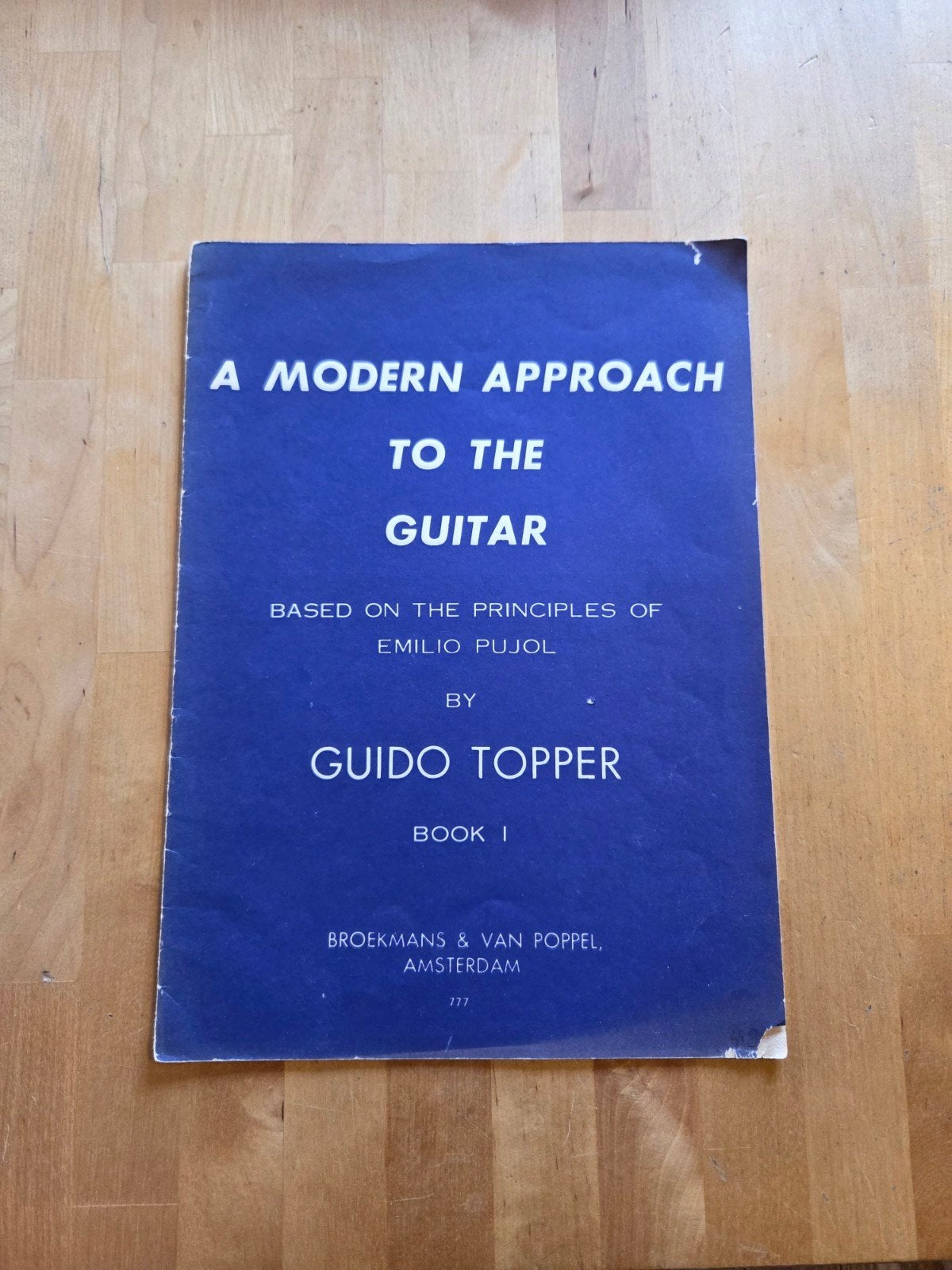 Guido Topper Modern Approach To The Guitar 1, Verzenden, Klassiek, Les of Cursus, Gitaar