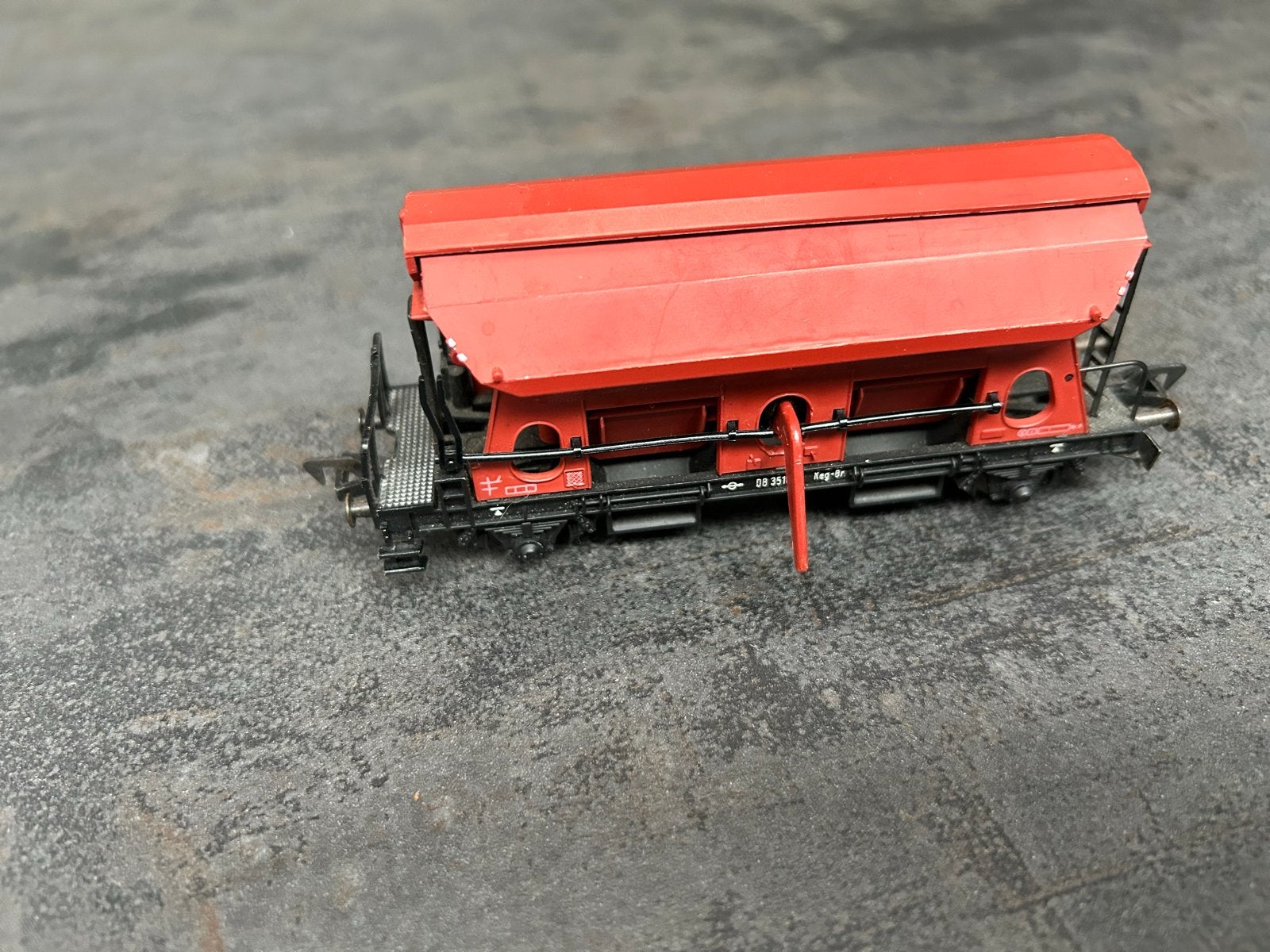 Fleischmann H0 5510 zelflosser uit de jaren '70, Hobby en Vrije tijd, Modeltreinen | H0, Gebruikt, Gelijkstroom, Fleischmann, Wagon