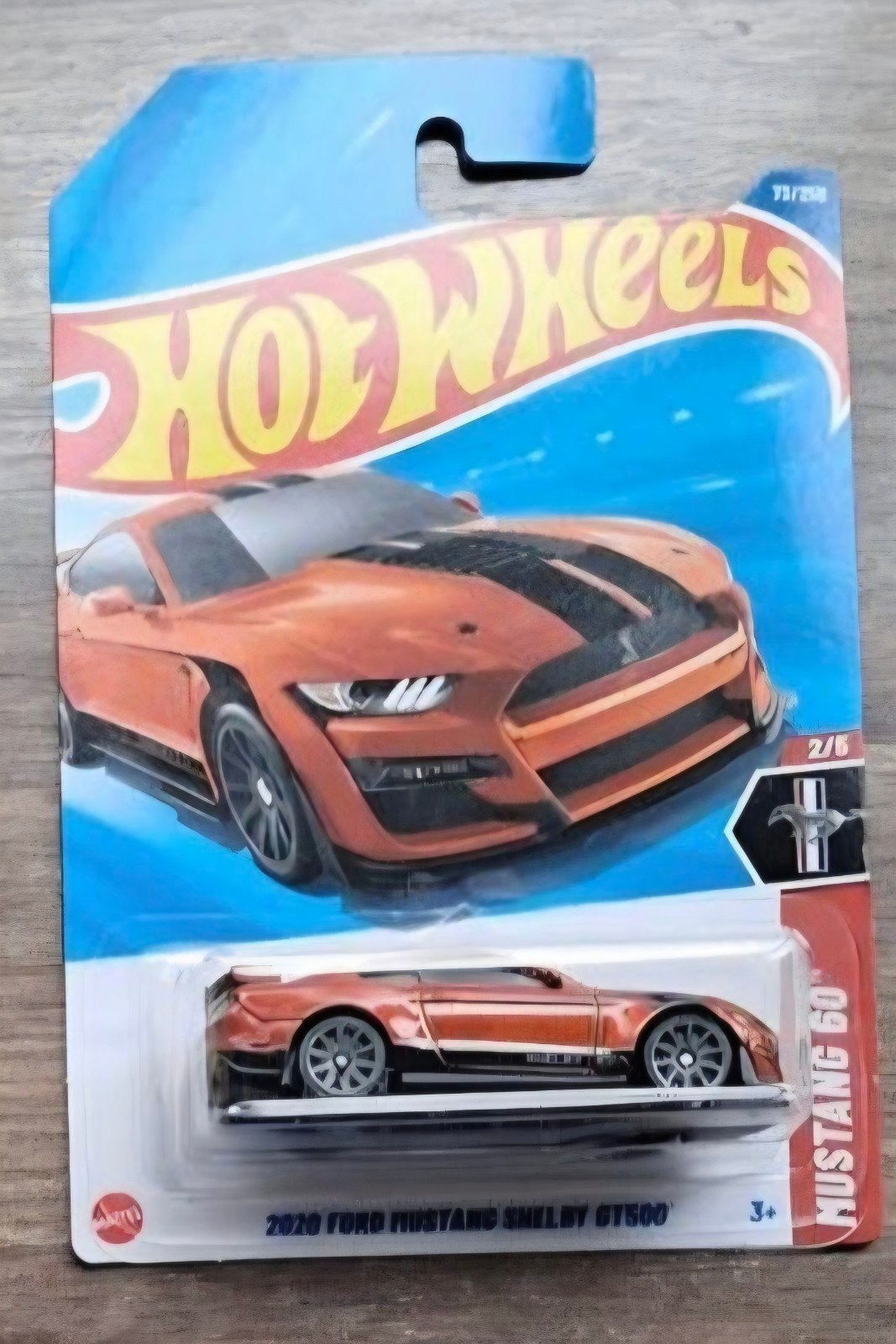 Hot Wheels 2020 Ford Mustang Shelby GT500 Oranje, Ophalen of Verzenden