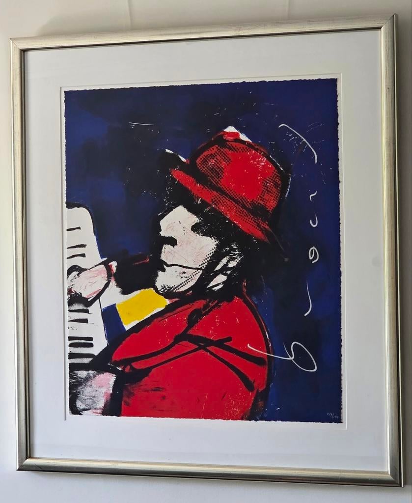 Herman Brood - IK 2000 / Pianoman 137/150, Antiek en Kunst, Ophalen of Verzenden