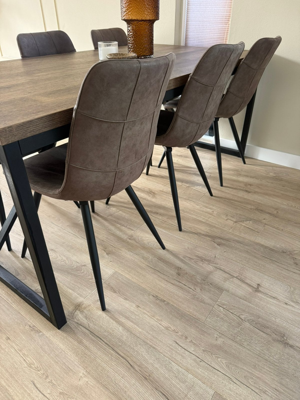 Eetkamerstoelen, Ophalen, Zo goed als nieuw, Grijs, Vijf, Zes of meer stoelen