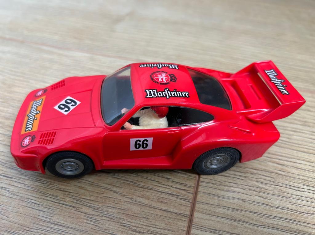 Fleischmann racebaan rode Porsche 935, Nr. 3229, Ophalen of Verzenden, Zo goed als nieuw, Elektrisch, Fleischmann
