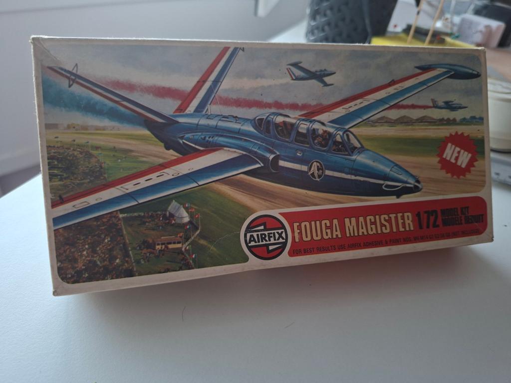 Vintage Airfix Fouga Magister 1:72 Modelbouw Vliegtuig, Hobby en Vrije tijd, Overige merken, 1:72 tot 1:144, Ophalen of Verzenden