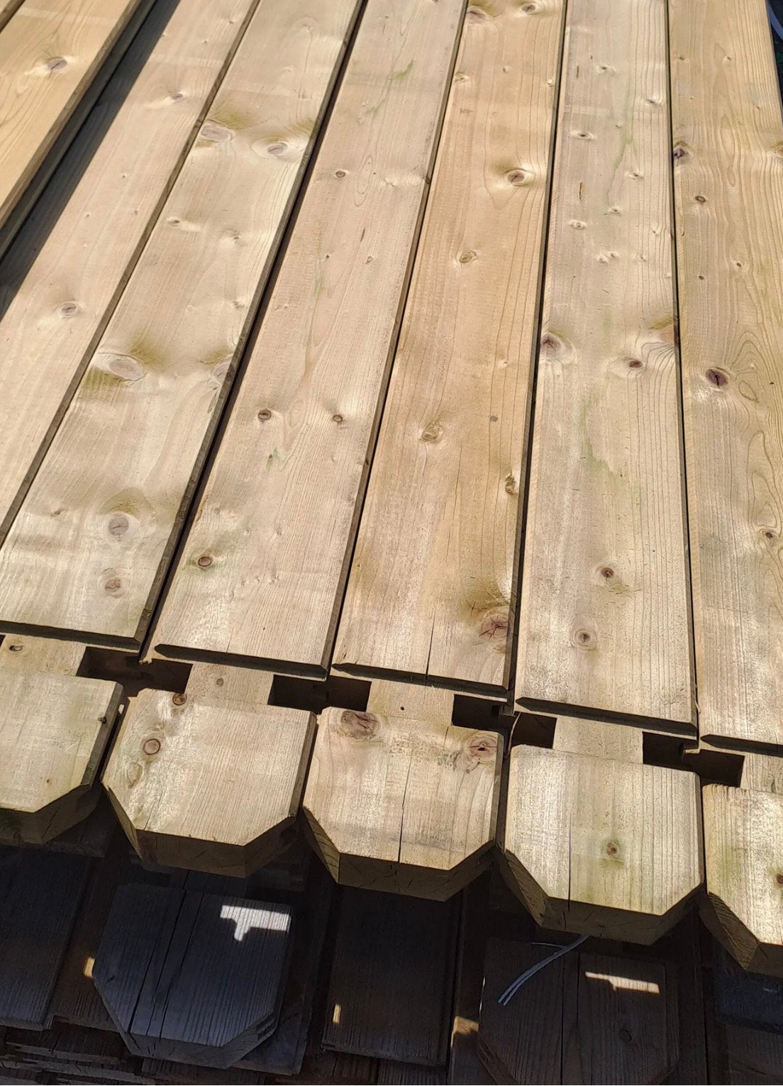 Blokhutprofielen, Ophalen, Zo goed als nieuw, 250 cm of meer, Palen