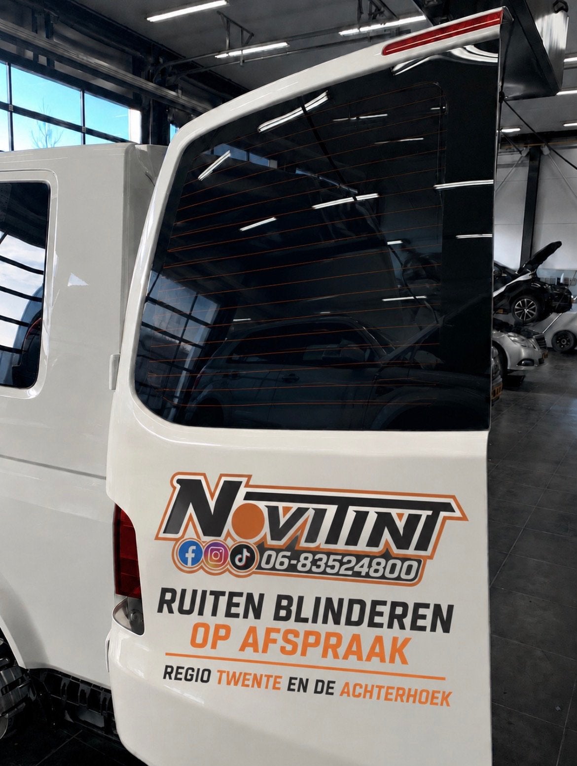 Bedrijfswagen blinderen Ruiten tinten, Auto diversen, Ophalen