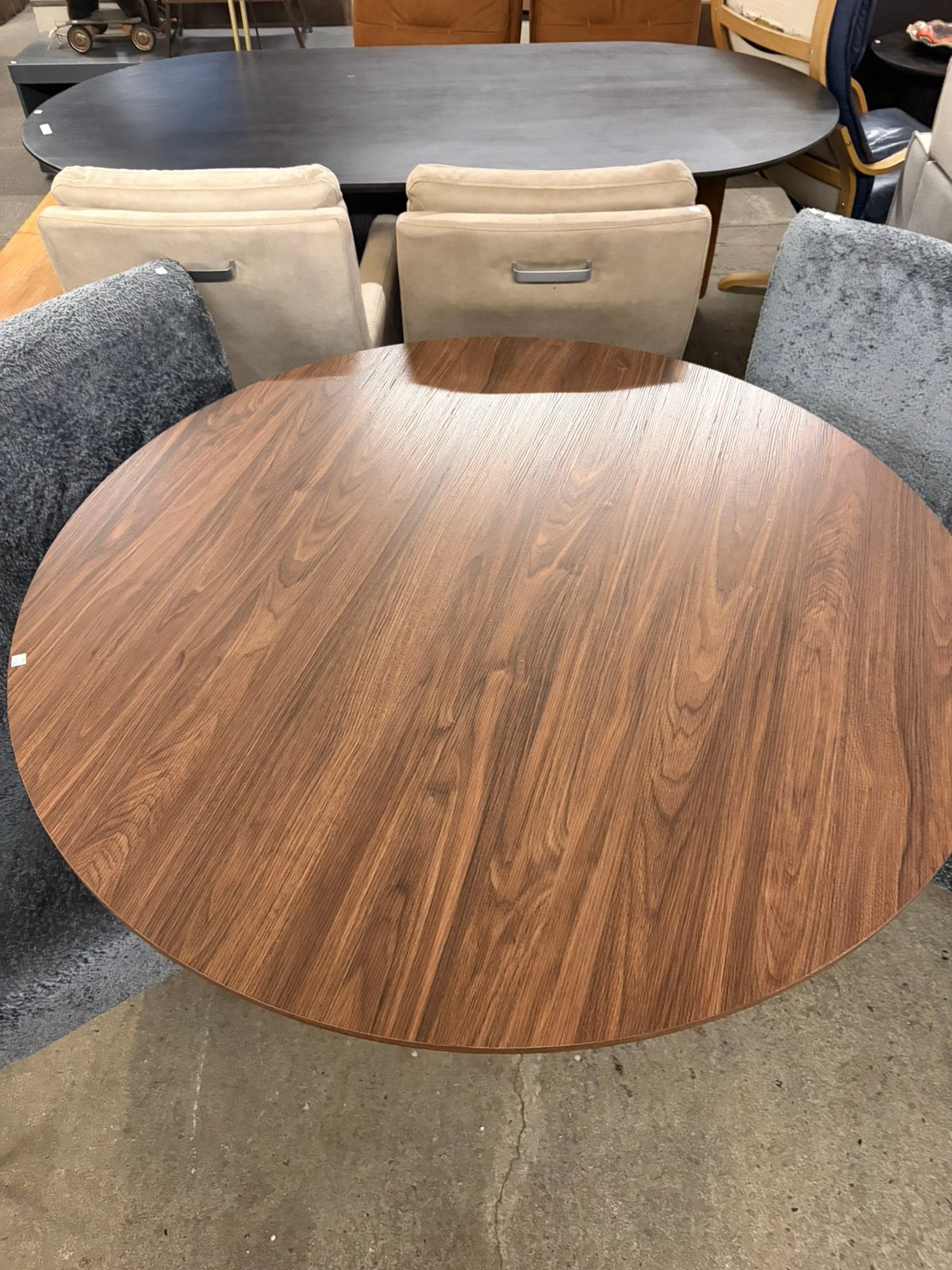 Ronde eettafel 120x75cm, Ophalen, ., Zo goed als nieuw, .