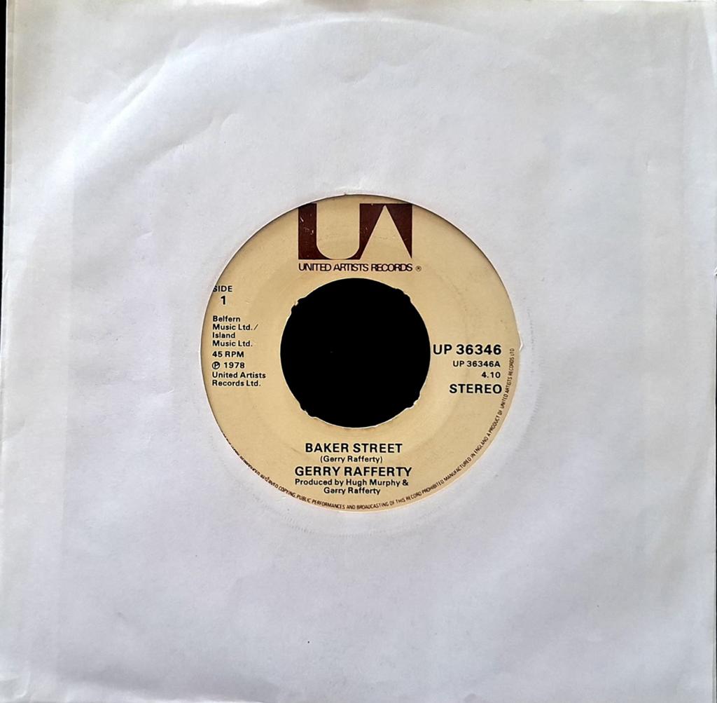 7"/SINGLE  GERRY RAFFERTY - Baker Street, Cd's en Dvd's, Vinyl Singles, Ophalen of Verzenden, Gebruikt, Pop