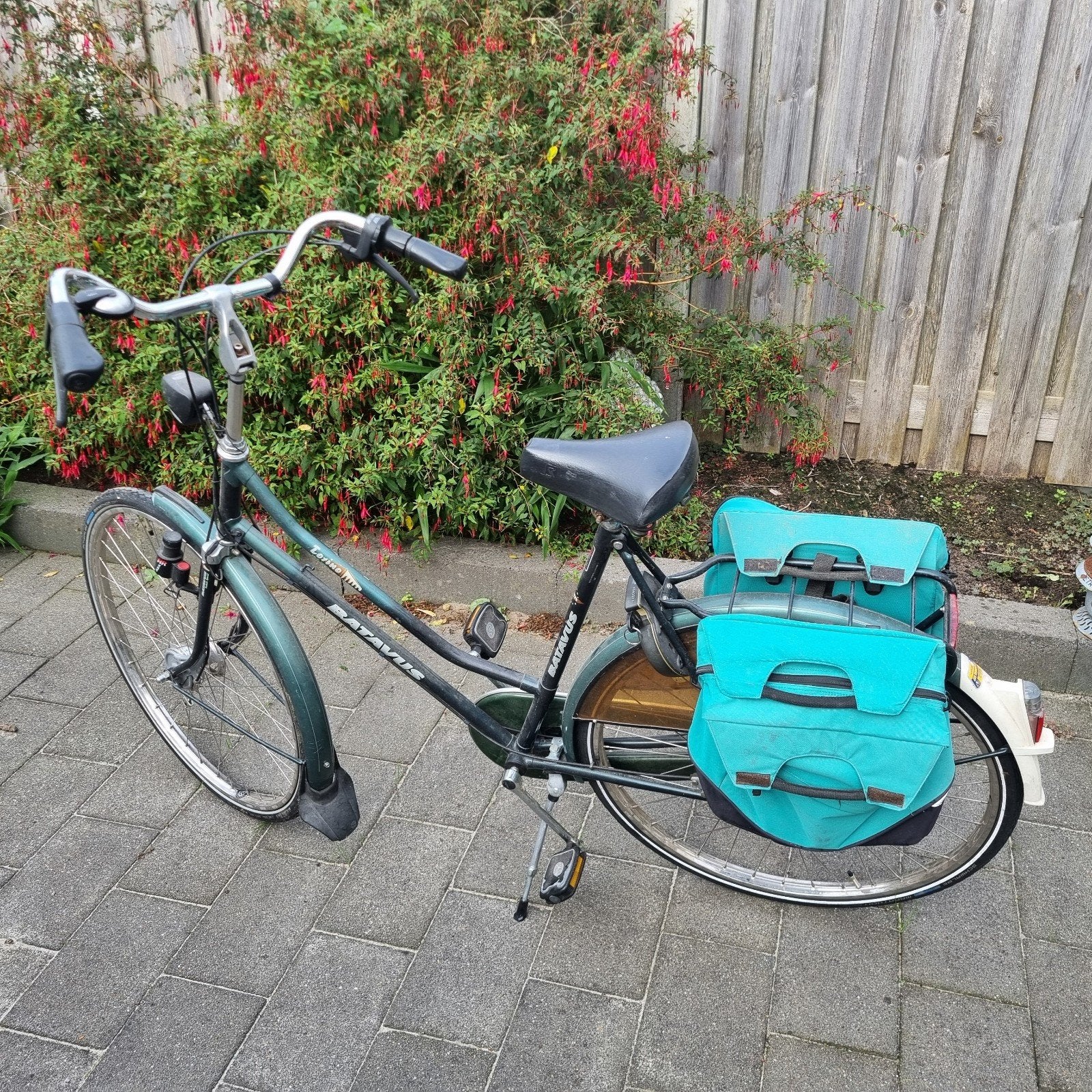 Batavus Torino Damesfiets - Groen, Goede Staat, Fietsen en Brommers, Versnellingen, Batavus, Ophalen of Verzenden, Trommelrem