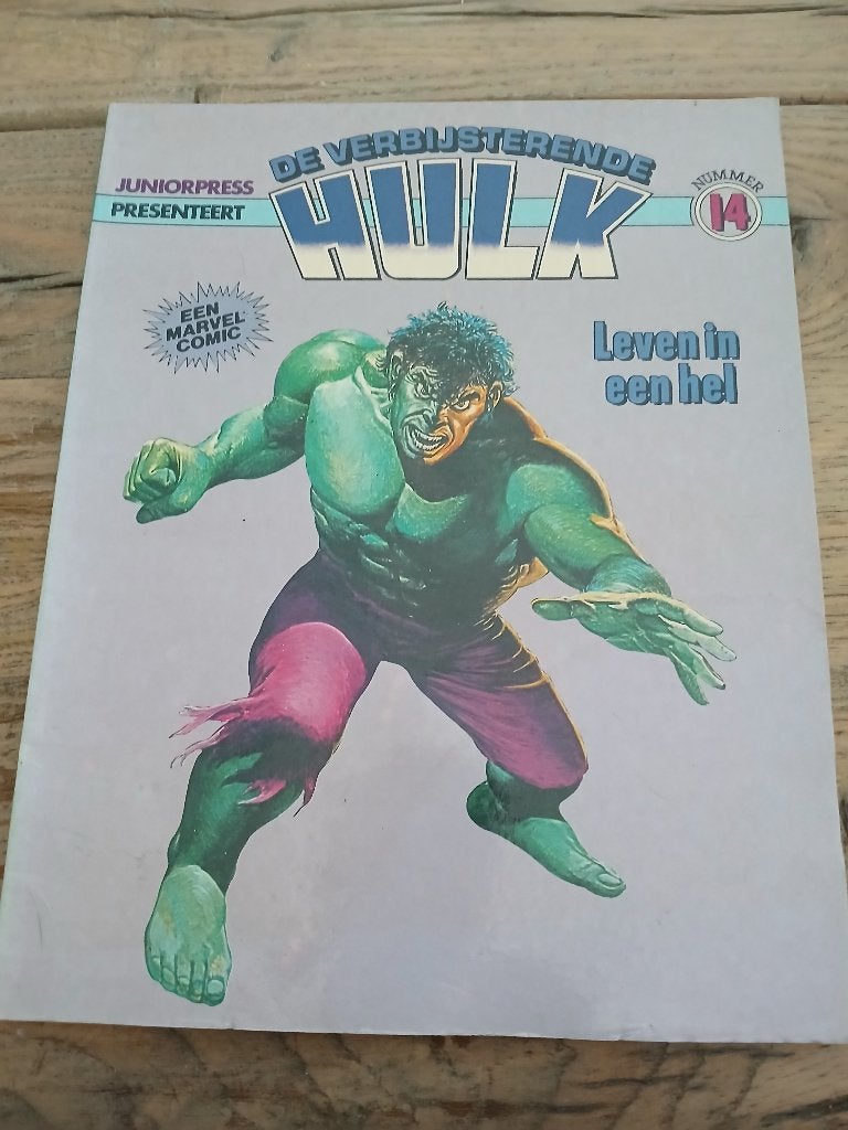 De verbijsterende HULK, Gelezen, Eén stripboek, Ophalen of Verzenden, Stan Lee, Jack Kirby
