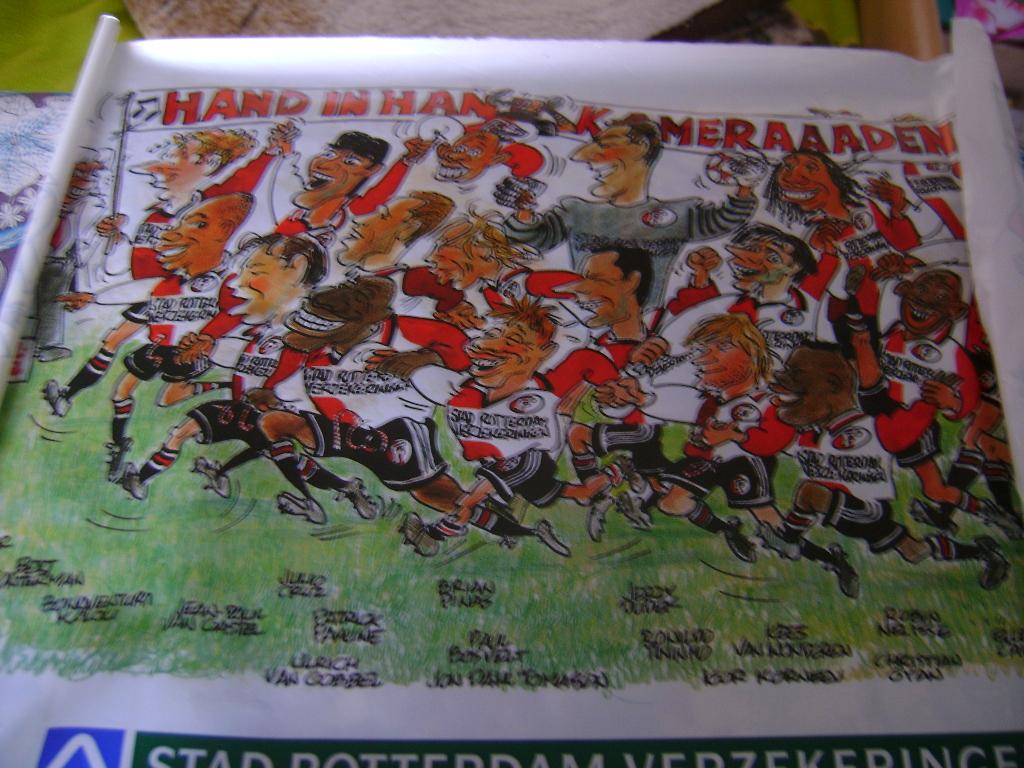 Feyenoord vlaggetje kampioen 1999, Ophalen of Verzenden, Zo goed als nieuw, Feyenoord