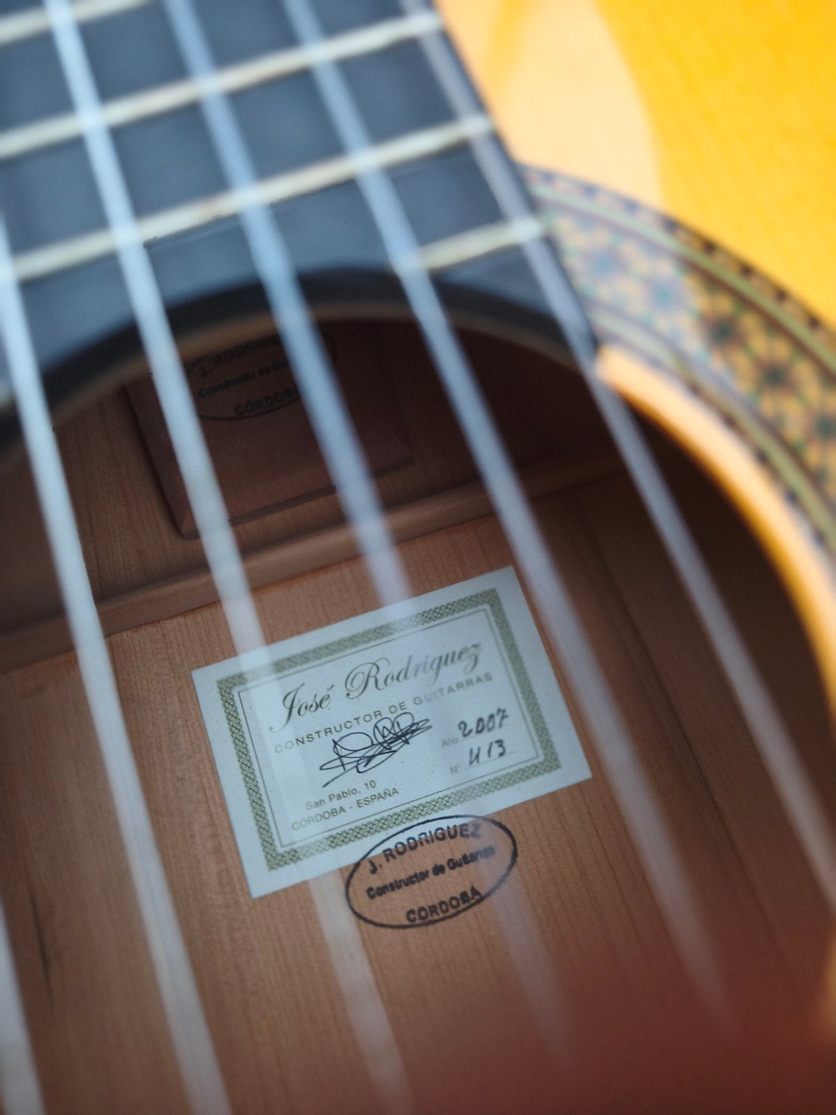 een unicum, flamenco gitaar van Josė Rodriguez uit 2007, Ophalen, Zo goed als nieuw, Klassieke of Spaanse gitaar