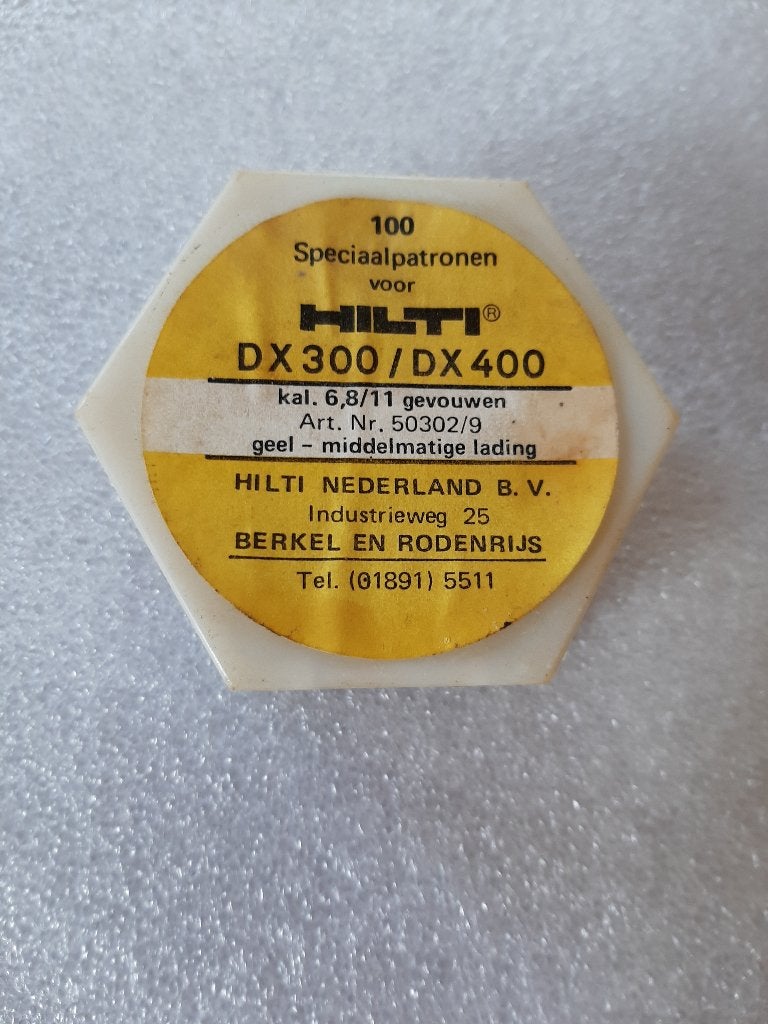 Hilti patronen voor schiethamer  DX300  DX400 + schietnagels, Ophalen, Nieuw, Minder dan 50 mm, Overige typen